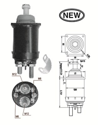 MAGNETI MARELLI 940113050569 Elettromagnete, Motore d'avviamento