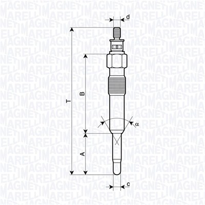 MAGNETI MARELLI 062900126304 Candeletta