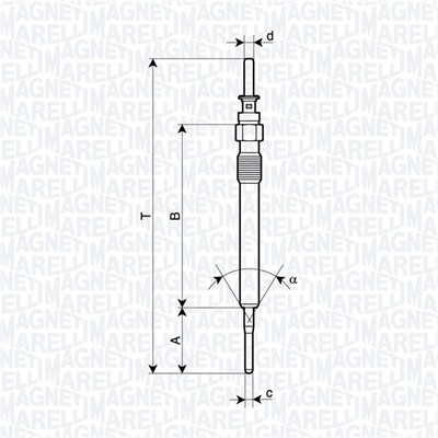 MAGNETI MARELLI 062900130304 Candeletta