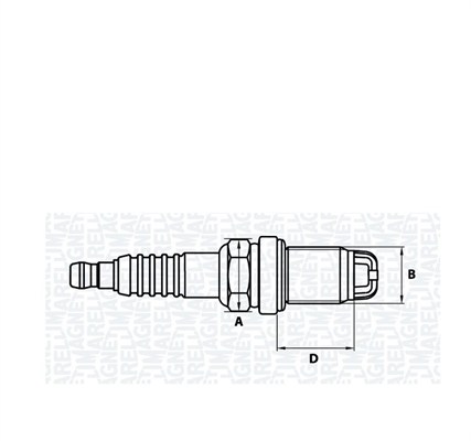 MAGNETI MARELLI 062000783304 Candela accensione-Candela accensione-Ricambi Euro